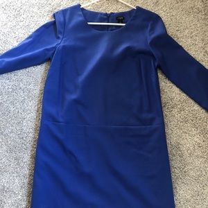 Long sleeve J Crew dress. Size 6. Wool fabric